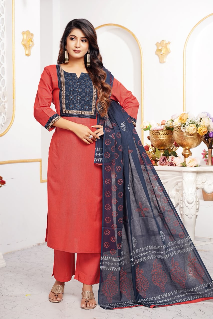 Premium Ethnic 3 Piece Kurti Sets - Style WhatsApp Image 2026-07-27 at 3.12.10 PM (3)
